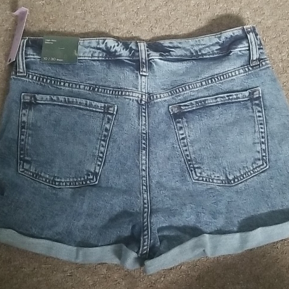 High Rise Jean Shorts - Picture 2 of 2